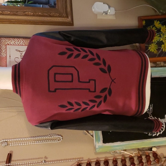 PINK Victoria's Secret Letterman's Jacket Size XS - Picture 4 of 6